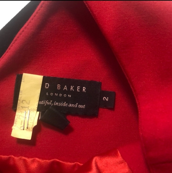 Ted Baker sleeveless shift dress sz2 - Picture 2 of 3